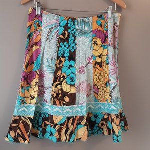 🌞 Kenzie Cotton Lined Boho Floral Skirt | 5